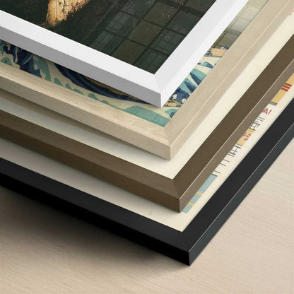 Self-portrait-2 (1888) by Vincent van Gogh – Art Print - Close-up detail of the different frames