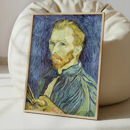 Self-portrait (1889) by Vincent van Gogh – Art Print - Interior inspiration