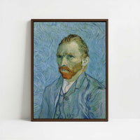 Framed Canvas - Framed canvas in dark wood color frame