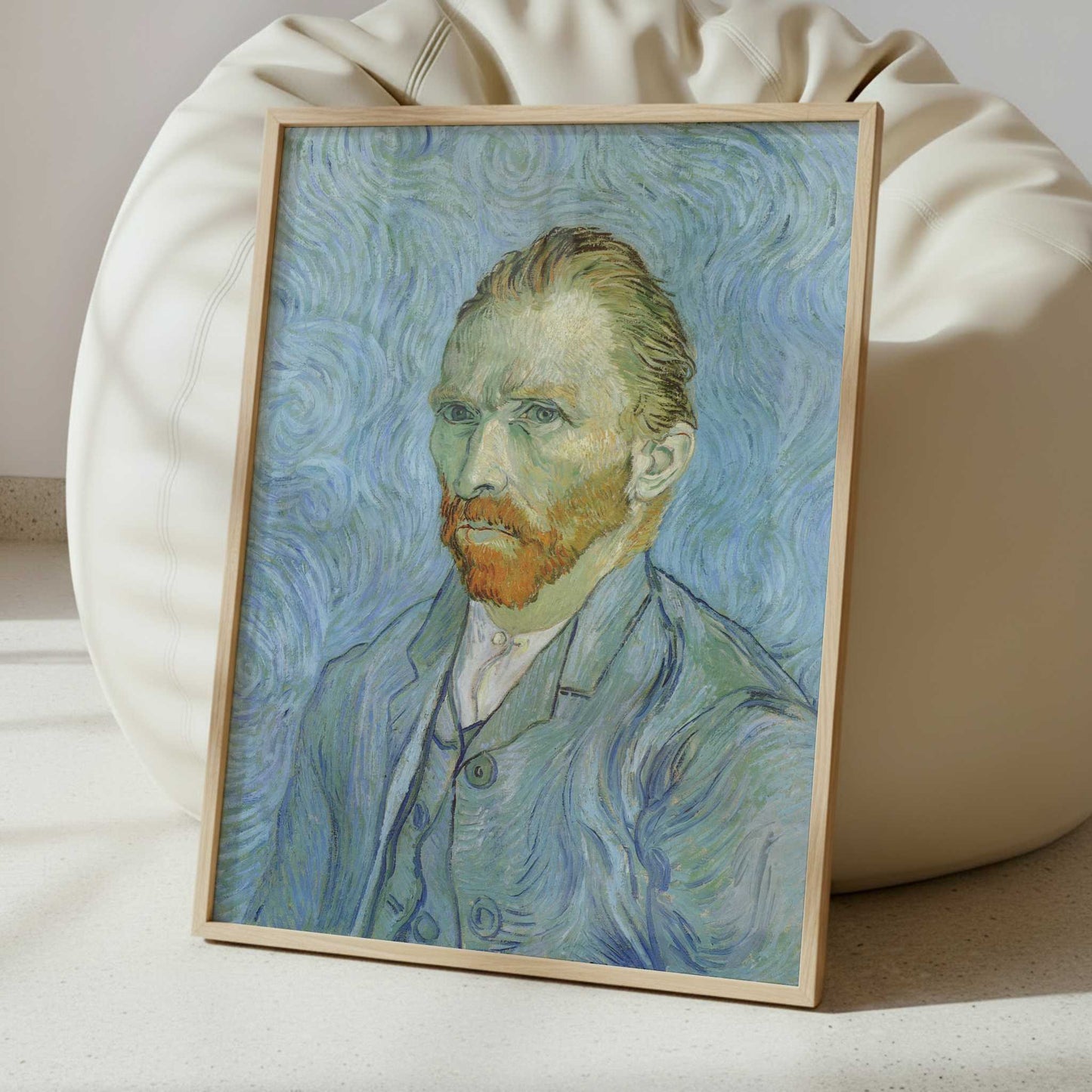 Self-portrait (1890) by Vincent van Gogh – Art Print - Interior inspiration