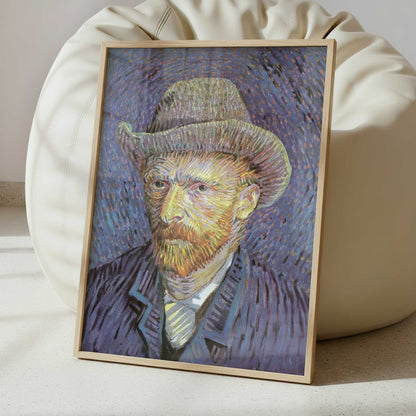 Self-portrait 1 (1887) by Van Gogh – Art Print - Interior inspiration