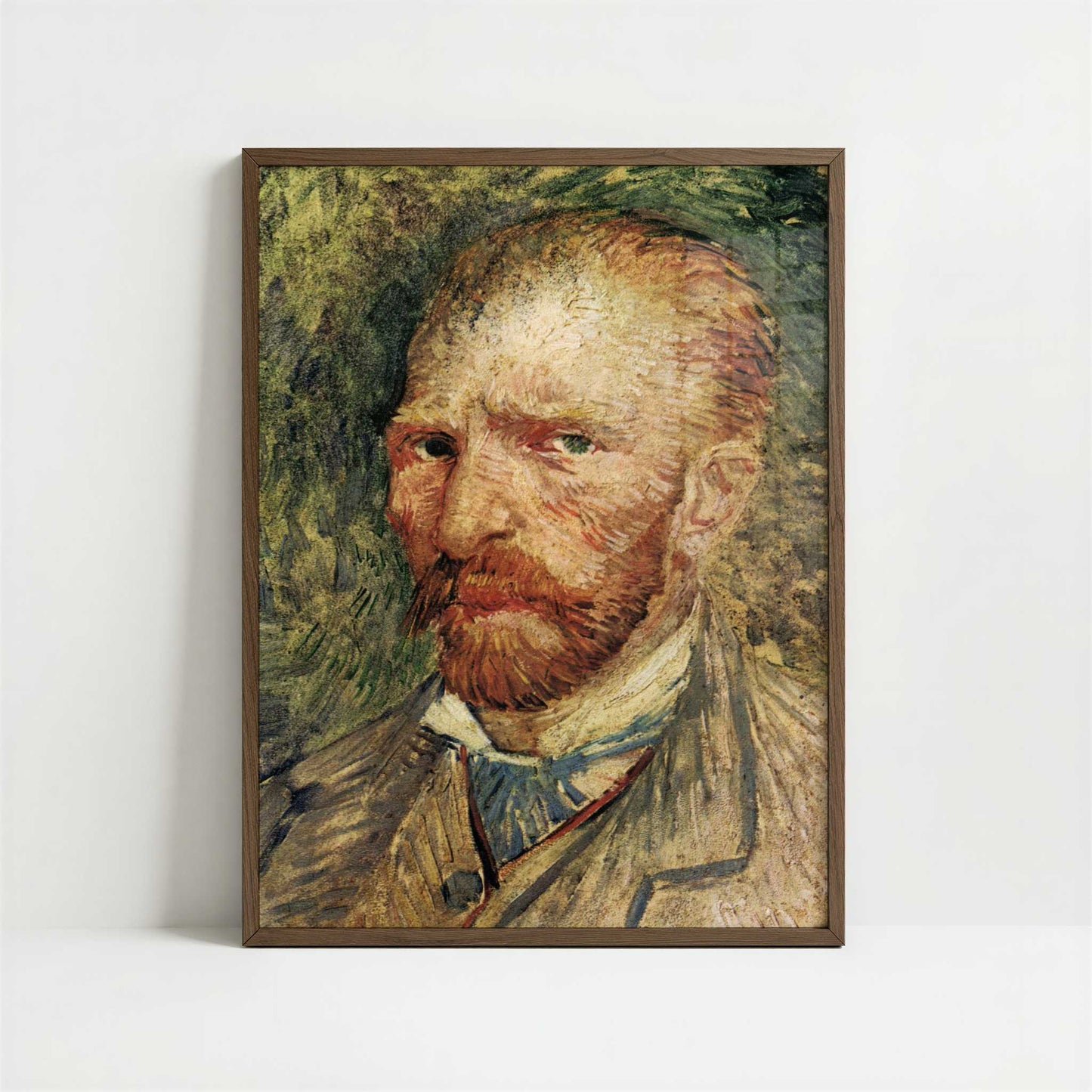 Self-portrait 2 (1887) by Vincent van Gogh – Art Print - Art print in dark wood frame