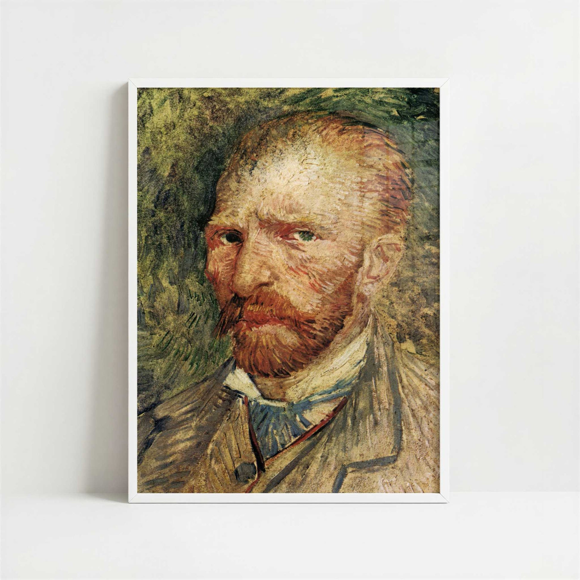 Self-portrait 2 (1887) by Vincent van Gogh – Art Print - Art print in white frame