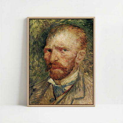 Framed Canvas - Framed canvas in oak color frame