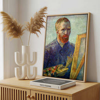 Framed Canvas - Framed canvas in a stylish interior setting