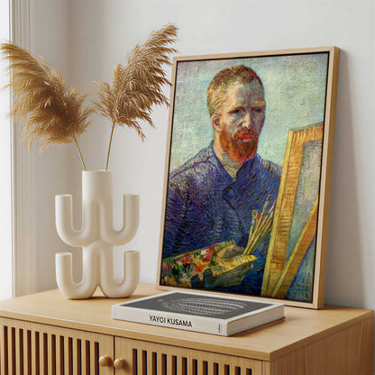 Framed Canvas - Framed canvas in a stylish interior setting