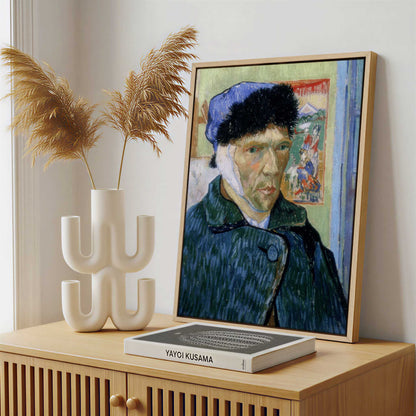 Framed Canvas - Framed canvas in a stylish interior setting