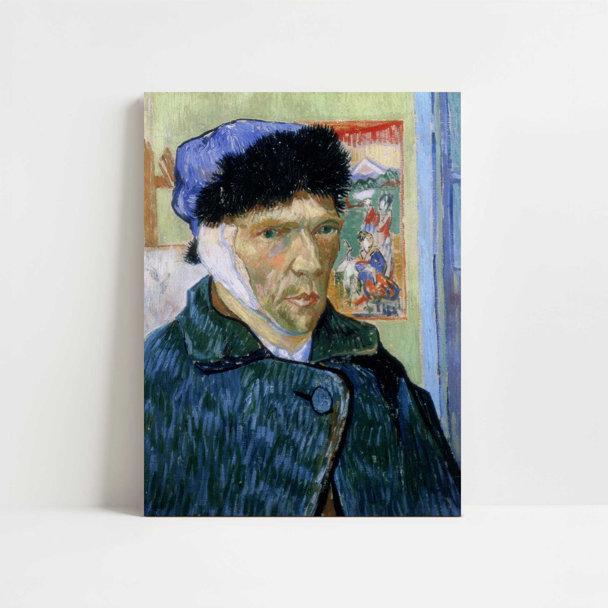 Self-portrait with Bandaged Ear (1889) by Vincent van Gogh – Art Print - Unframed art print