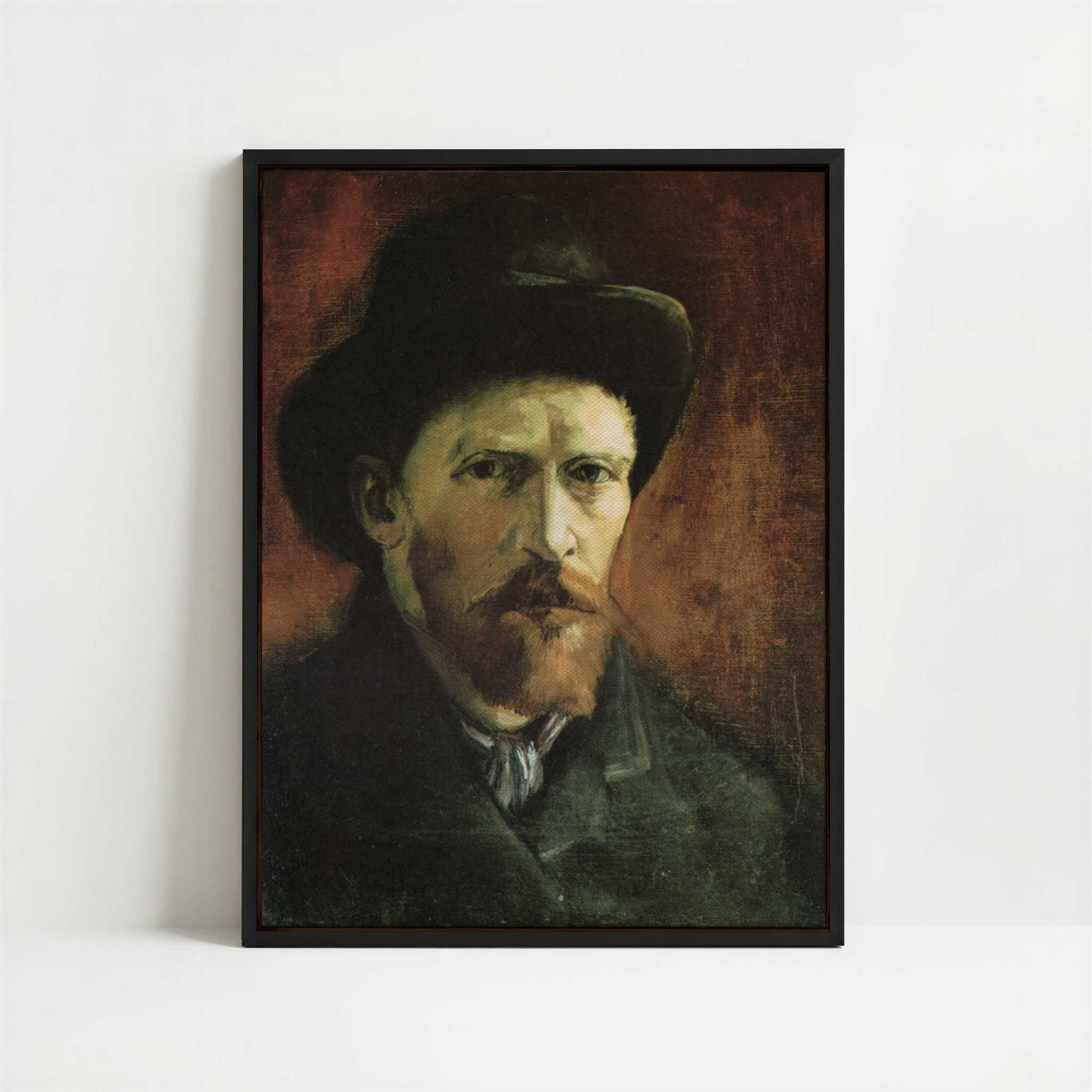 Framed Canvas - Framed canvas in black frame