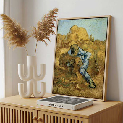 Framed Canvas - Framed canvas in a stylish interior setting