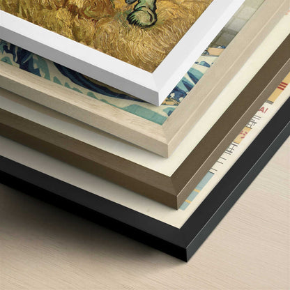 Sheaf Binder (1889) by Vincent van Gogh – Art Print - Close-up detail of the different frames