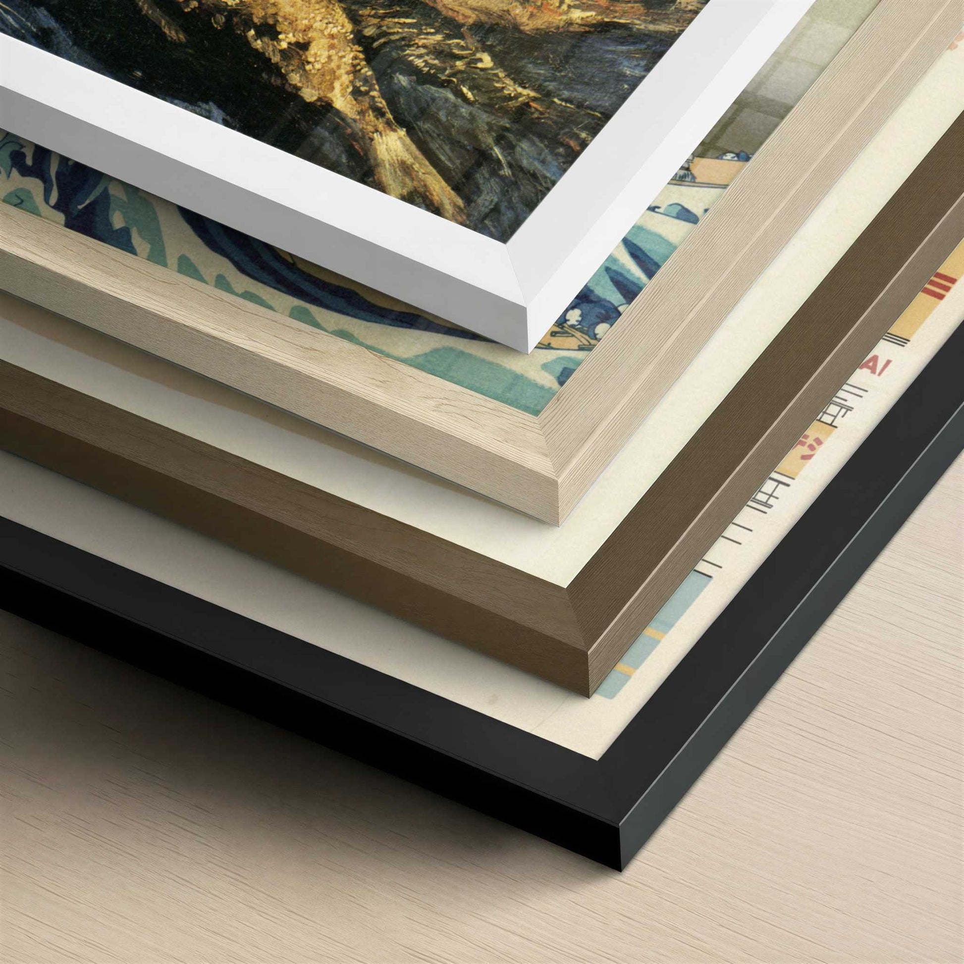 Smoked Herrings (1886) by Vincent van Gogh – Art Print - Close-up detail of the different frames