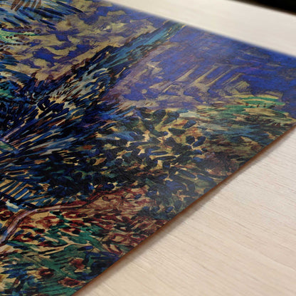 Stone Steps at the Hospital Garden (1889) by Van Gogh – Art Print - Close-up detail of the art print