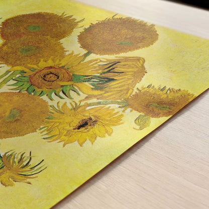 Sunflowers (1888) by Vincent van Gogh – Art Print - Close-up detail of the art print