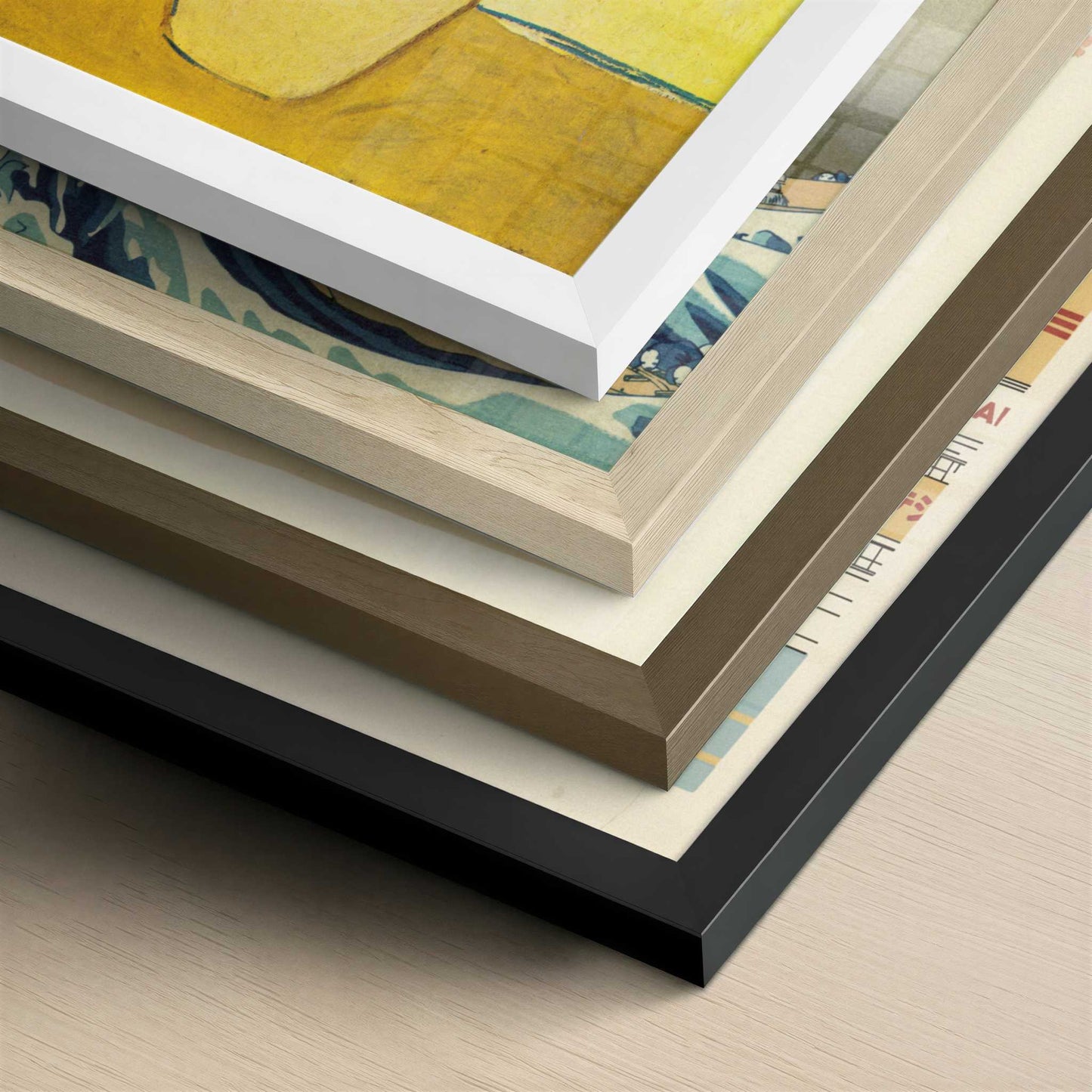 Sunflowers (1888) by Vincent van Gogh – Art Print - Close-up detail of the different frames