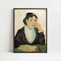 The Arlesienne (1890) by Vincent van Gogh – Art Print - Art print in black frame