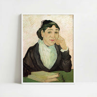 The Arlesienne (1890) by Vincent van Gogh – Art Print - Art print in white frame