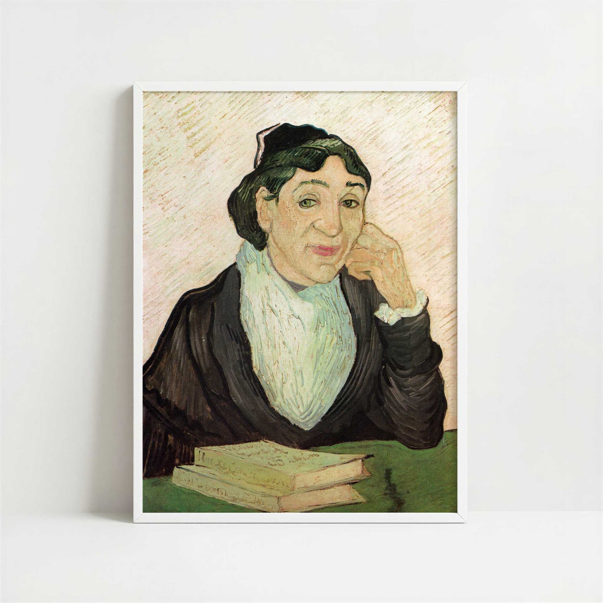 The Arlesienne (1890) by Vincent van Gogh – Art Print - Art print in white frame