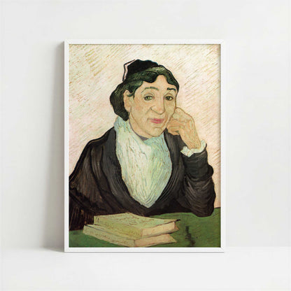 The Arlesienne (1890) by Vincent van Gogh – Art Print - Art print in white frame