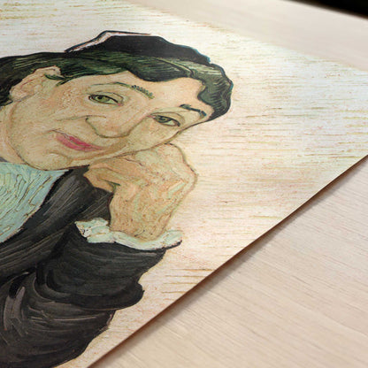 The Arlesienne (1890) by Vincent van Gogh – Art Print - Close-up detail of the art print