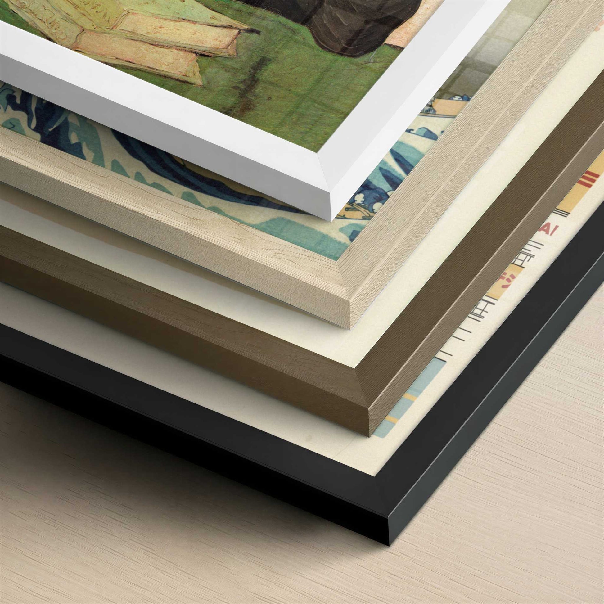 The Arlesienne (1890) by Vincent van Gogh – Art Print - Close-up detail of the different frames