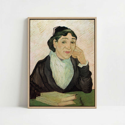 Framed Canvas - Framed canvas in oak color frame