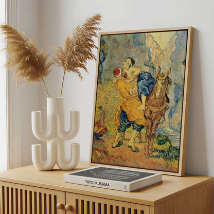 Framed Canvas - Framed canvas in a stylish interior setting