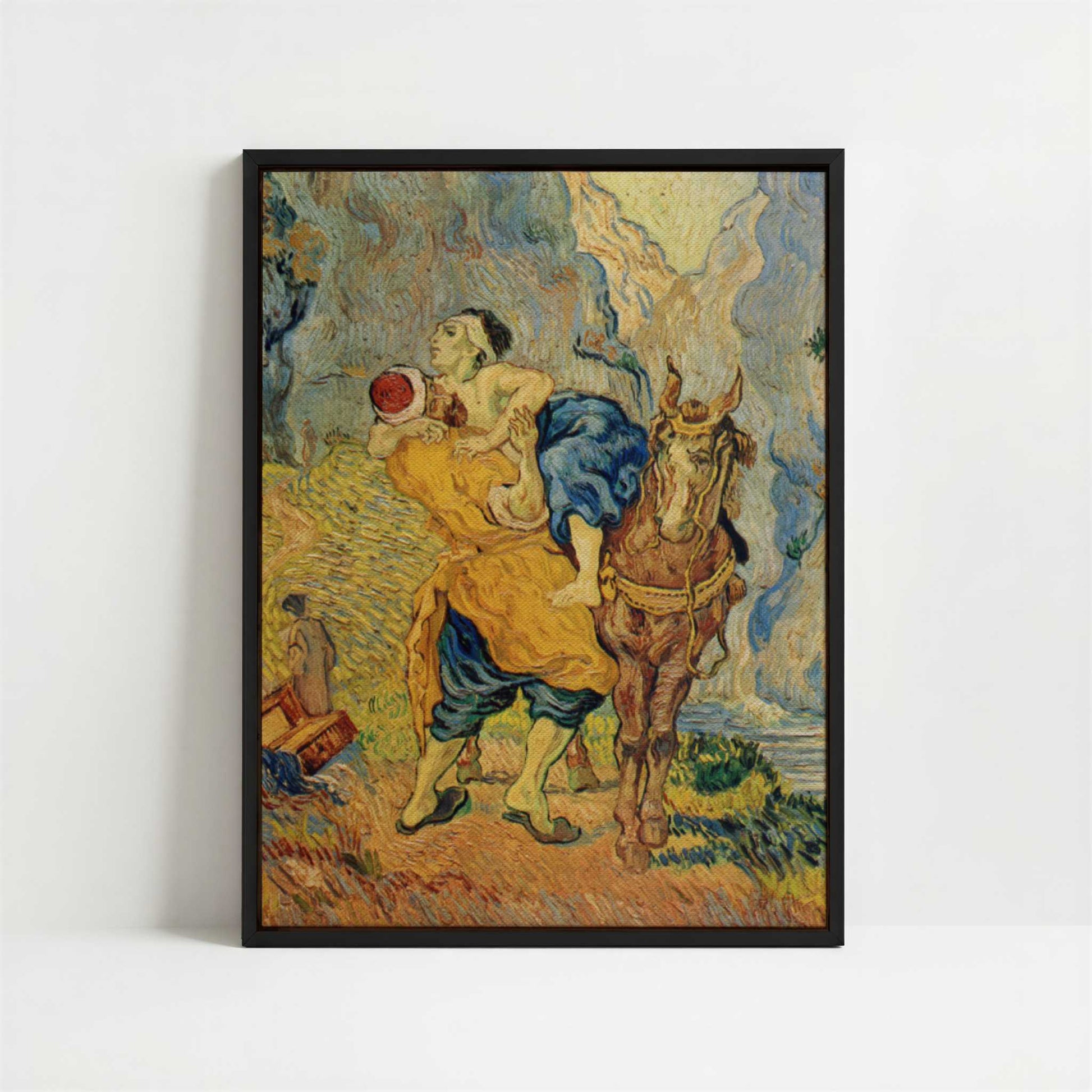 Framed Canvas - Framed canvas in black frame