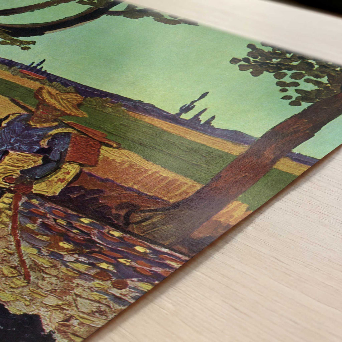 The Painter on his way to Work (1888) by Vincent van Gogh – Art Print - Close-up detail of the art print