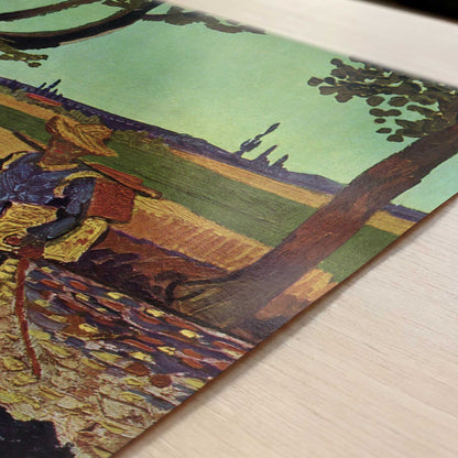 The Painter on his way to Work (1888) by Vincent van Gogh – Art Print - Close-up detail of the art print