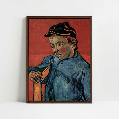 Framed Canvas - Framed canvas in dark wood color frame