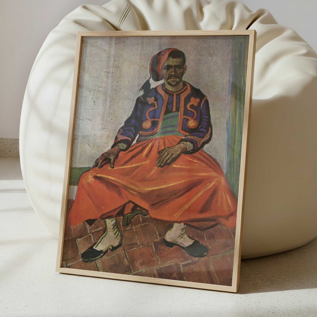The Zouave (1888) by Vincent van Gogh – Art Print - Interior inspiration