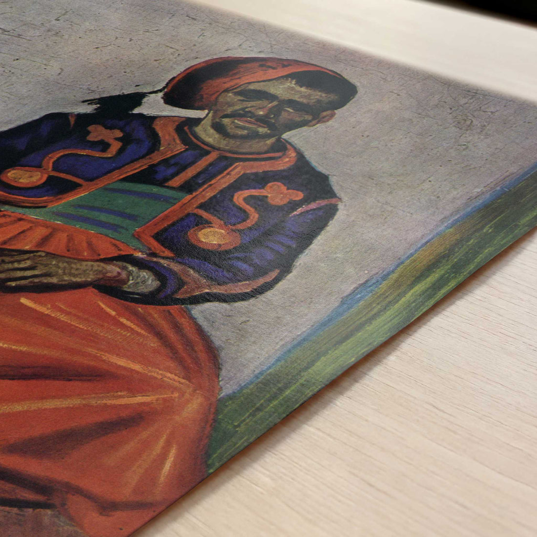 The Zouave (1888) by Vincent van Gogh – Art Print - Close-up detail of the art print