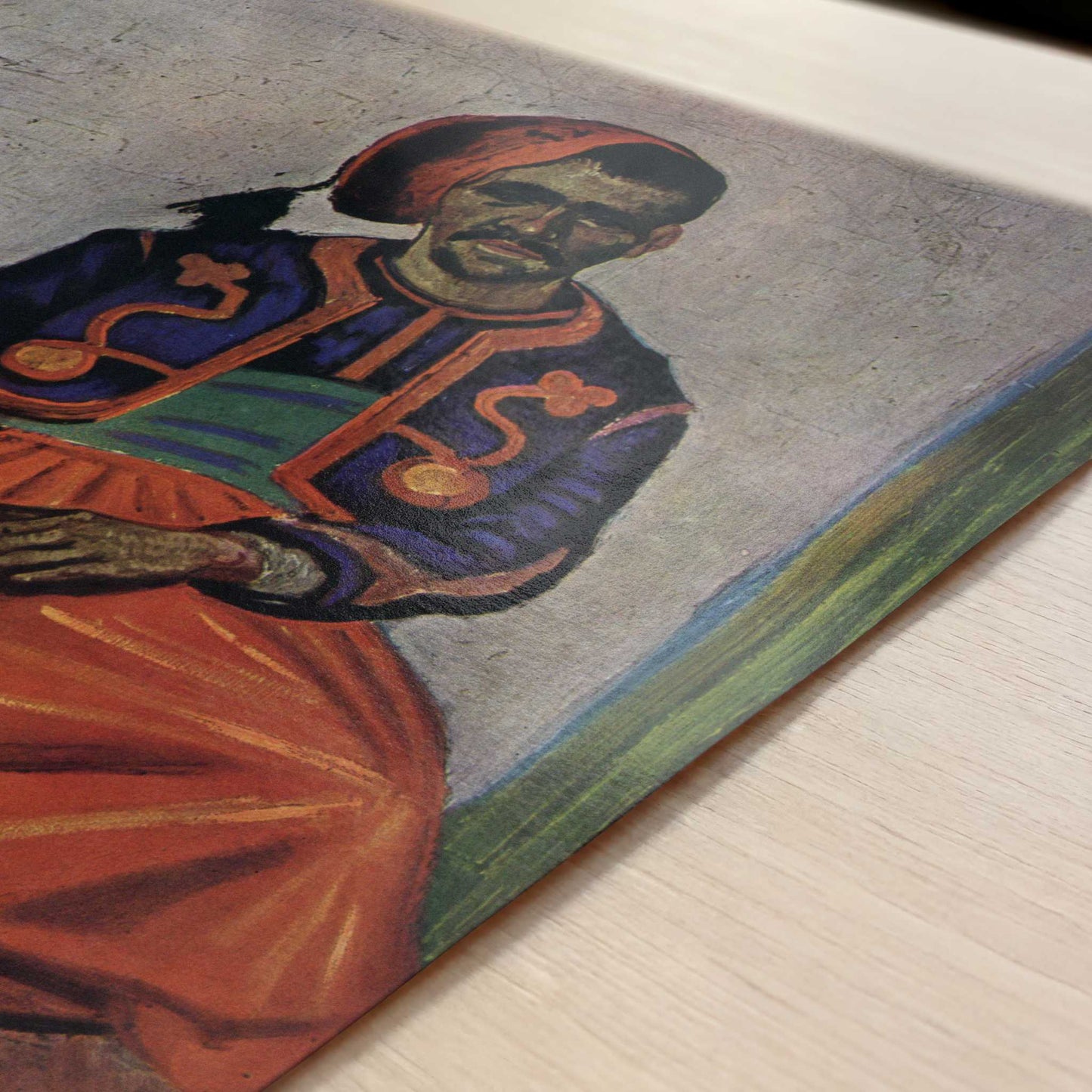 The Zouave (1888) by Vincent van Gogh – Art Print - Close-up detail of the art print