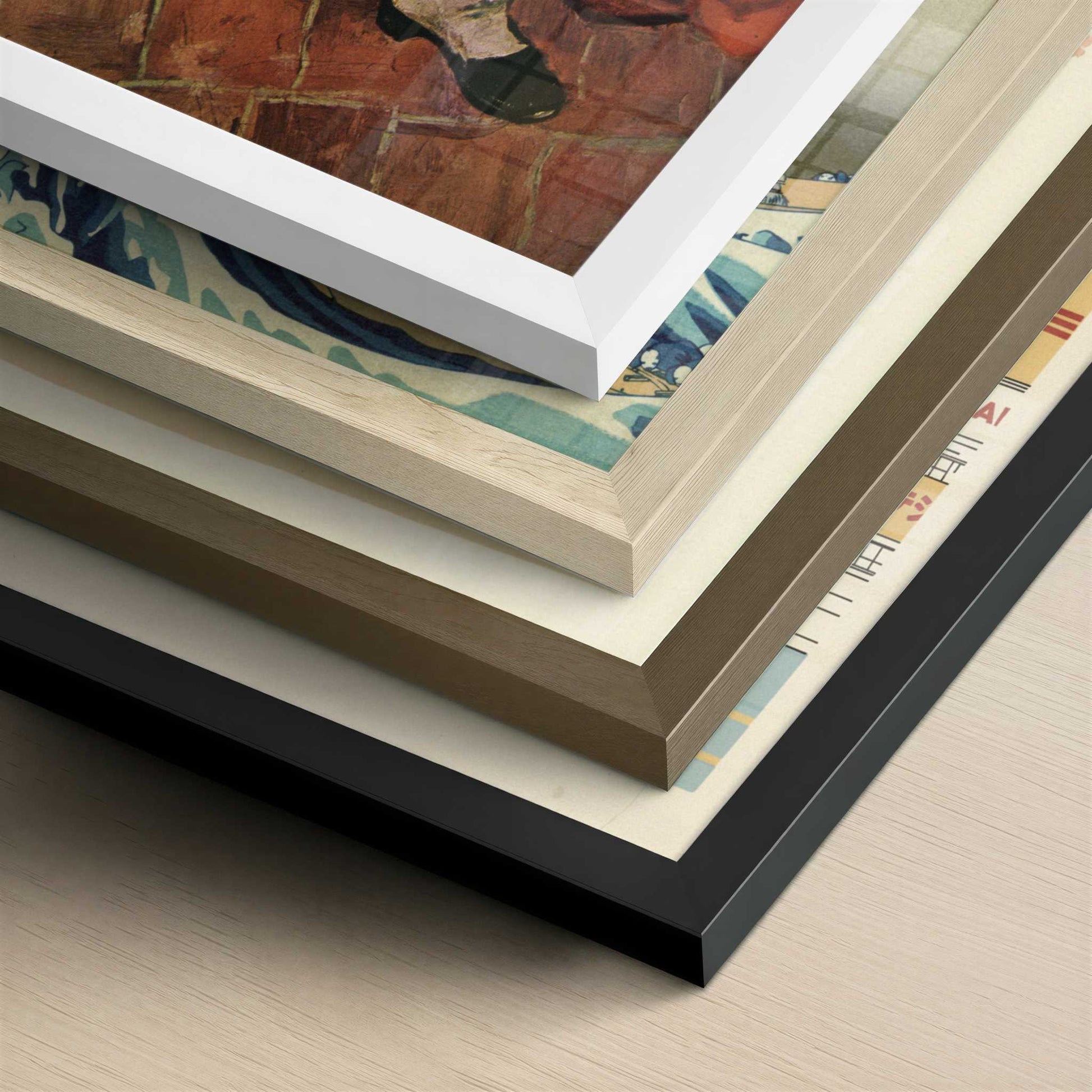 The Zouave (1888) by Vincent van Gogh – Art Print - Close-up detail of the different frames