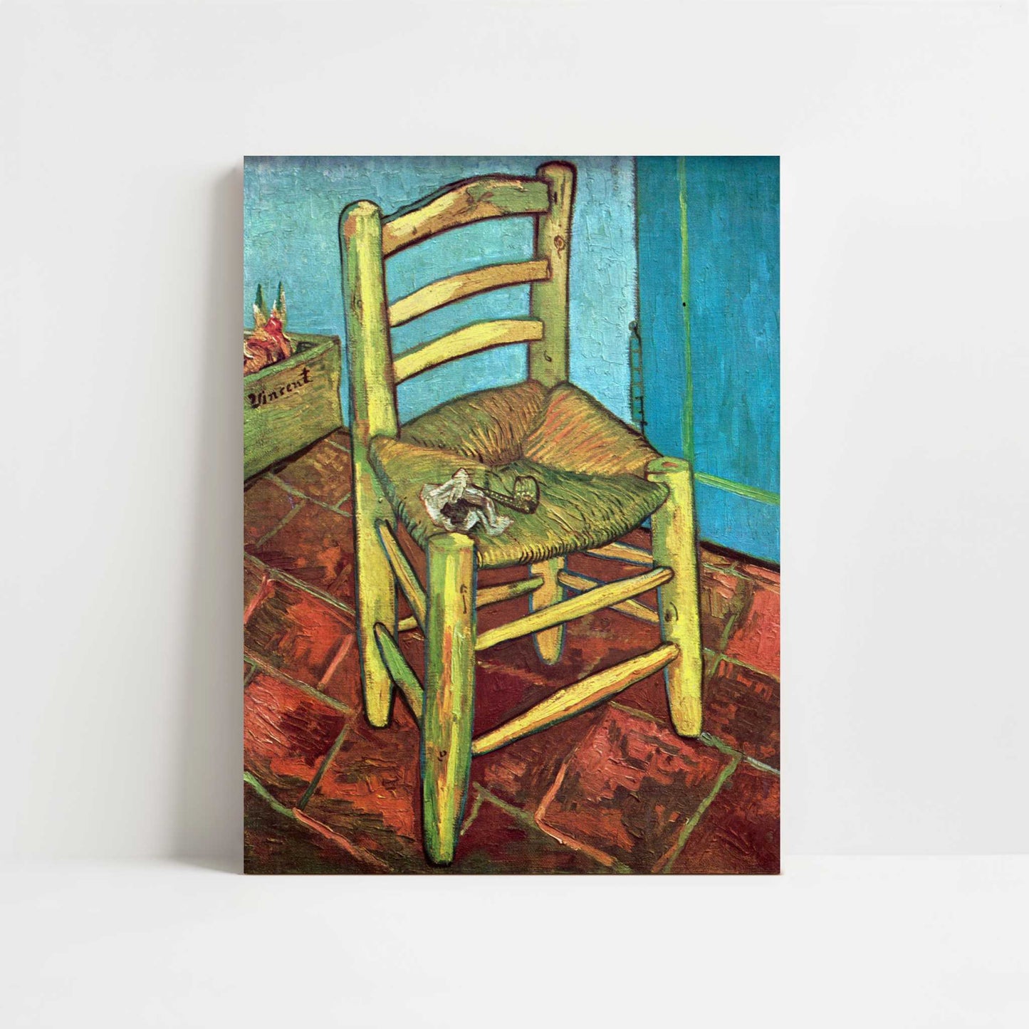 The Yellow Chair with Pipe (1888) by Vincent van Gogh – Art Print - Unframed art print