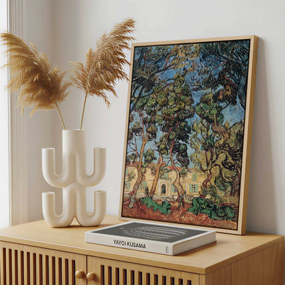 Framed Canvas - Framed canvas in a stylish interior setting