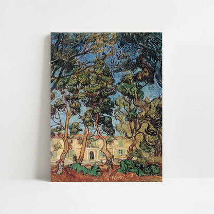 Trees in Front of the Asylum (1889) by Vincent van Gogh – Art Print - Unframed art print