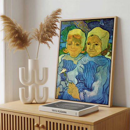 Framed Canvas - Framed canvas in a stylish interior setting