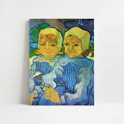 Two Children-1 (1890) by Vincent van Gogh – Art Print - Unframed art print