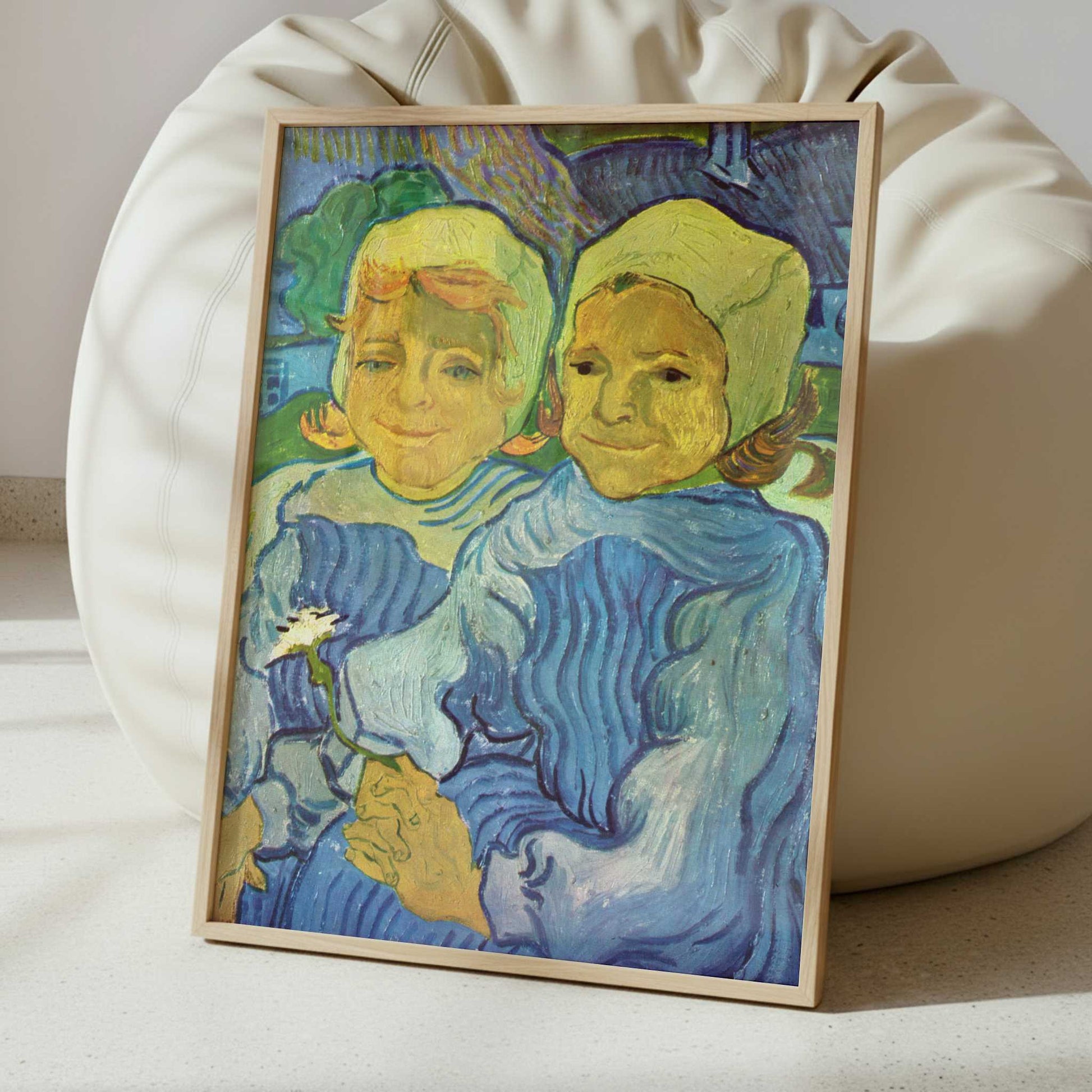 Two Children-1 (1890) by Vincent van Gogh – Art Print - Interior inspiration