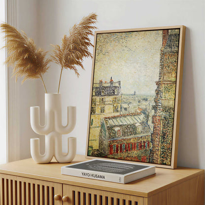 Framed Canvas - Framed canvas in a stylish interior setting