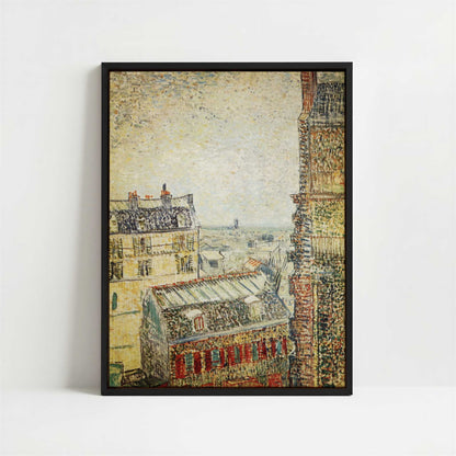 Framed Canvas - Framed canvas in black frame