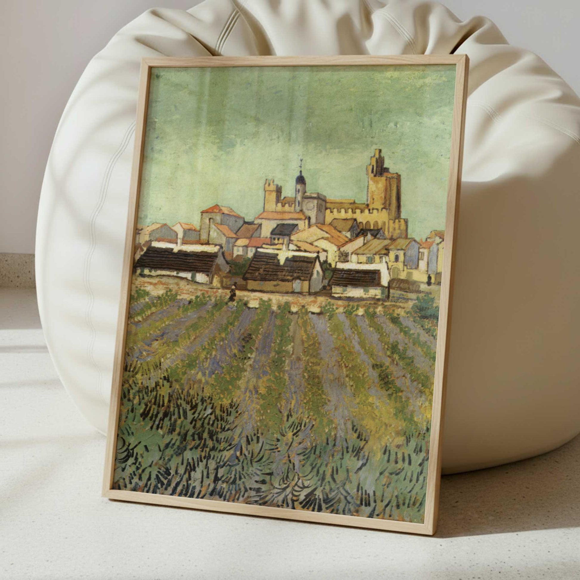 View of Saintes-Maries (1888) by Vincent van Gogh – Art Print - Interior inspiration