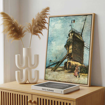 Framed Canvas - Framed canvas in a stylish interior setting