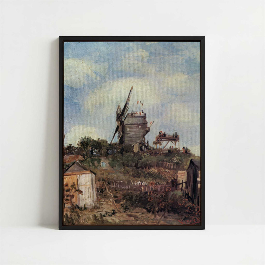 Framed Canvas - Framed canvas in black frame