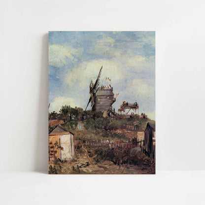 Windmill de la Galette (1886) by Vincent van Gogh – Art Print - Unframed art print