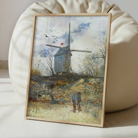 Windmill on Montmartre (1887) by Van Gogh – Art Print - Interior inspiration