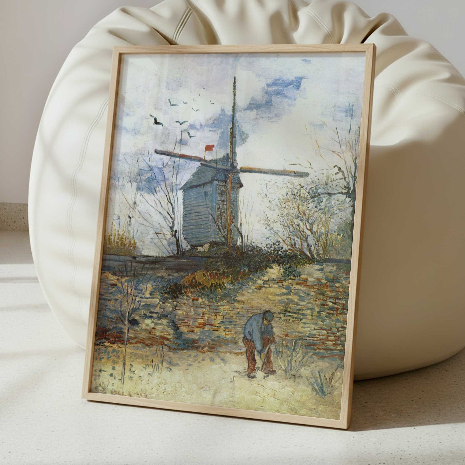 Windmill on Montmartre (1887) by Van Gogh – Art Print - Interior inspiration