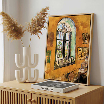 Framed Canvas - Framed canvas in a stylish interior setting